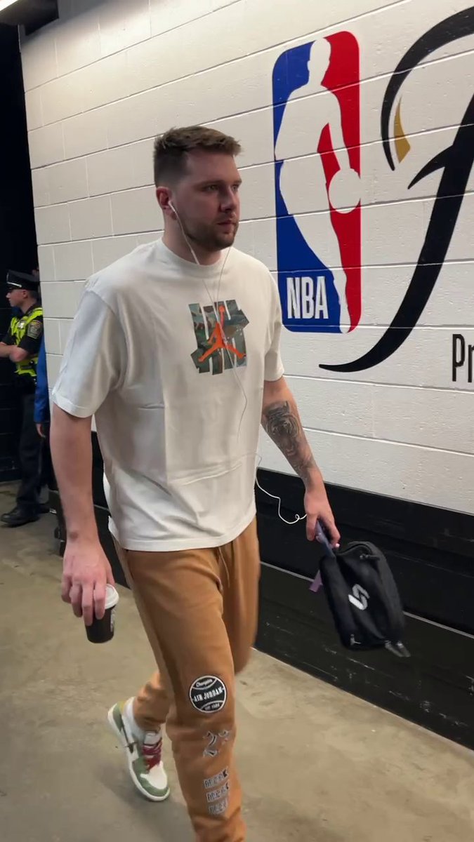 Luka's shirt before Game 2: "Be more prepared than anyone else." 😤 🍿 8 ET on ABC | #NBAFinals