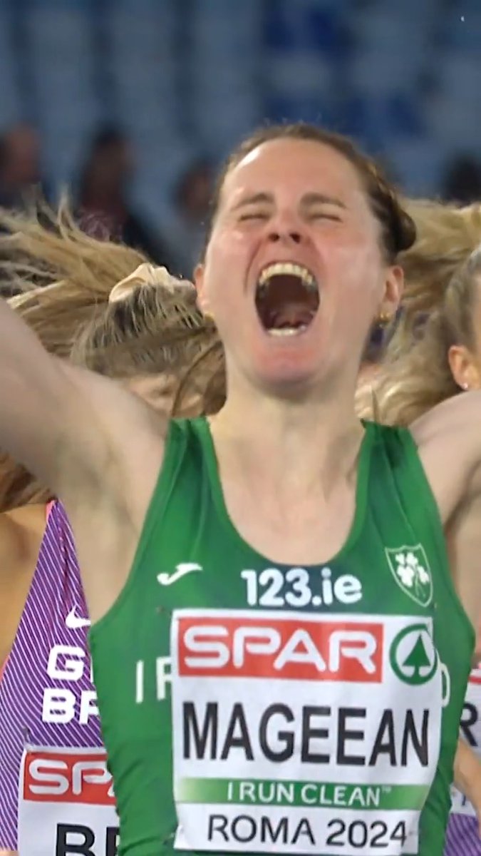 She found a gap...and she went for it! 🌪 Ciara Mageean 🇮🇪 storms to 1500m gold for Ireland in #Roma2024! 🔥 #IgniteTheFire (Athletics Ireland | @TeamIreland)