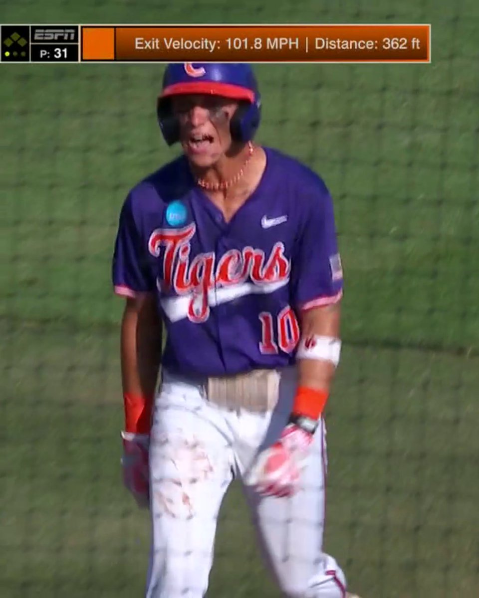 CAM CANNARELLA 3-RUN HOMER TO TIE IT IN THE 9TH 🔥 THE CLEMSON SUPER REGIONAL 🍿