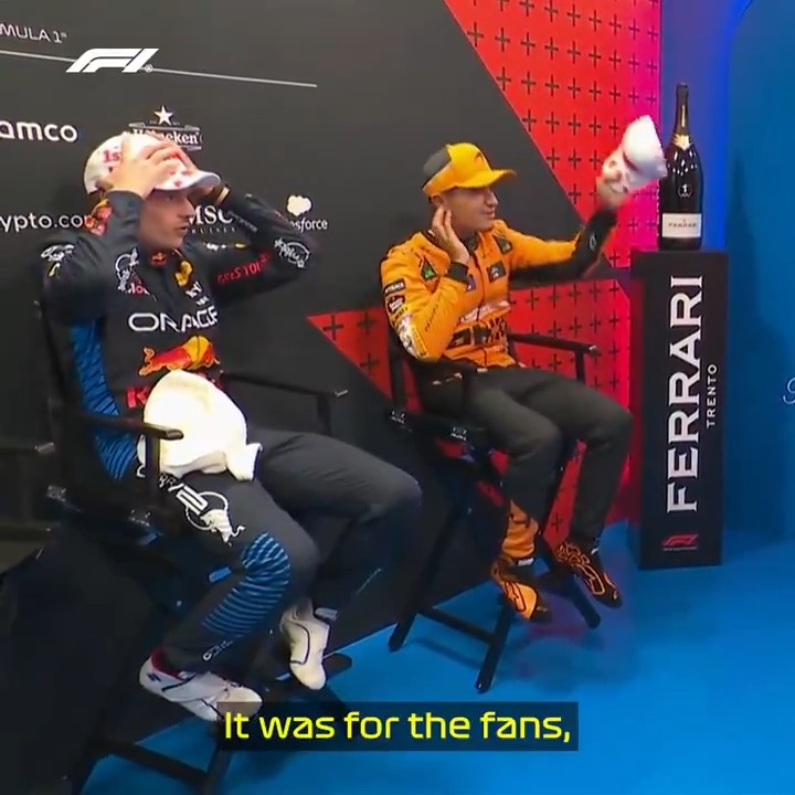 "I was like 'Arghhh!'" Max and Lando relive the turning point of the race #F1 #CanadianGP