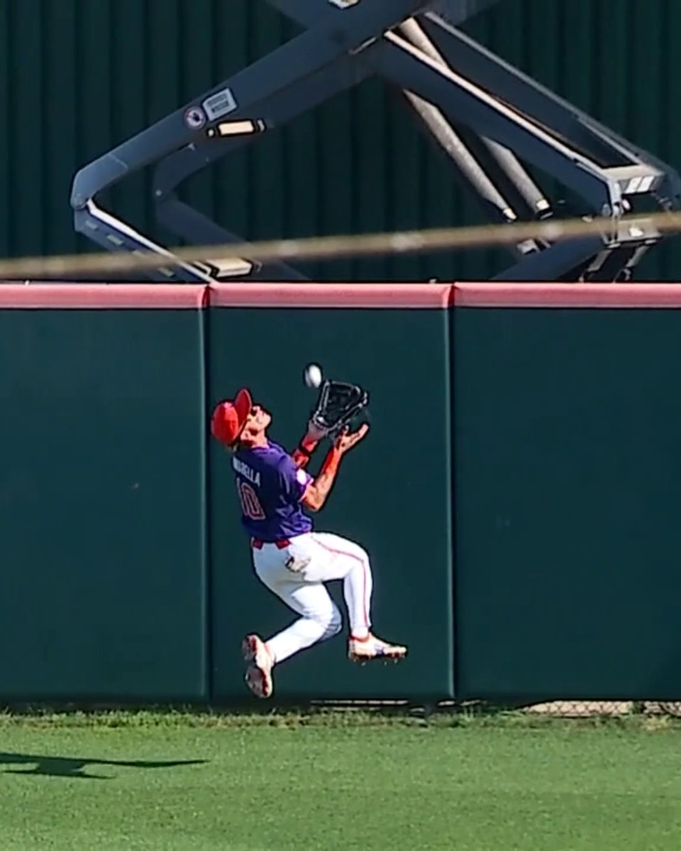 CAM CANNARELLA WITH THE WILLIE MAYS CATCH TO SAVE CLEMSON'S SEASON 😱