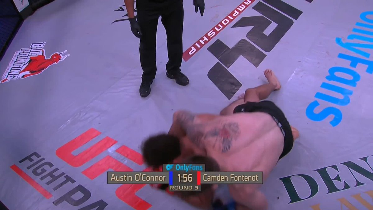 COME ON AND RAISE UP!!! Austin O'Connor takes home a BRUTAL win in his professional debut! #FuryFC91