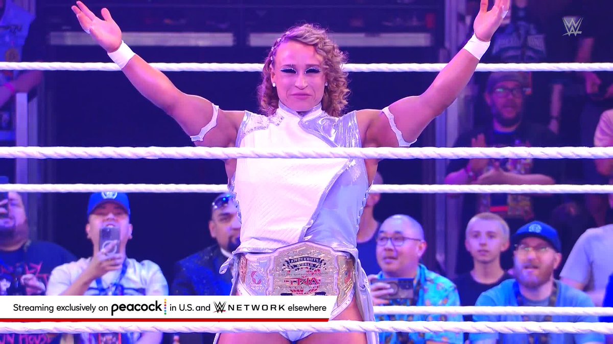 What a moment. TNA Wrestling Knockouts Champion Jordynne Grace has arrived to the UFC APEX 💪 #NXTBattleground