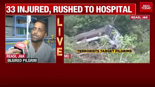 Reasi survivor- "Terrorists fired at bus from all sides. 7,8 men, most masked. Even AFTER the bus fell into gorge, they continued to fire at us. Children also targeted. Most could not escape." "I am a teacher, so helped passengers stay down & hide" 💔