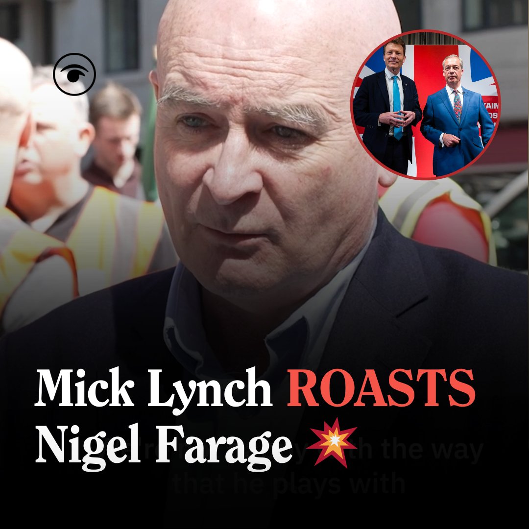 "We don't want that kind of thing developing in our country." Mick Lynch roasts Nigel Farage 👇💥