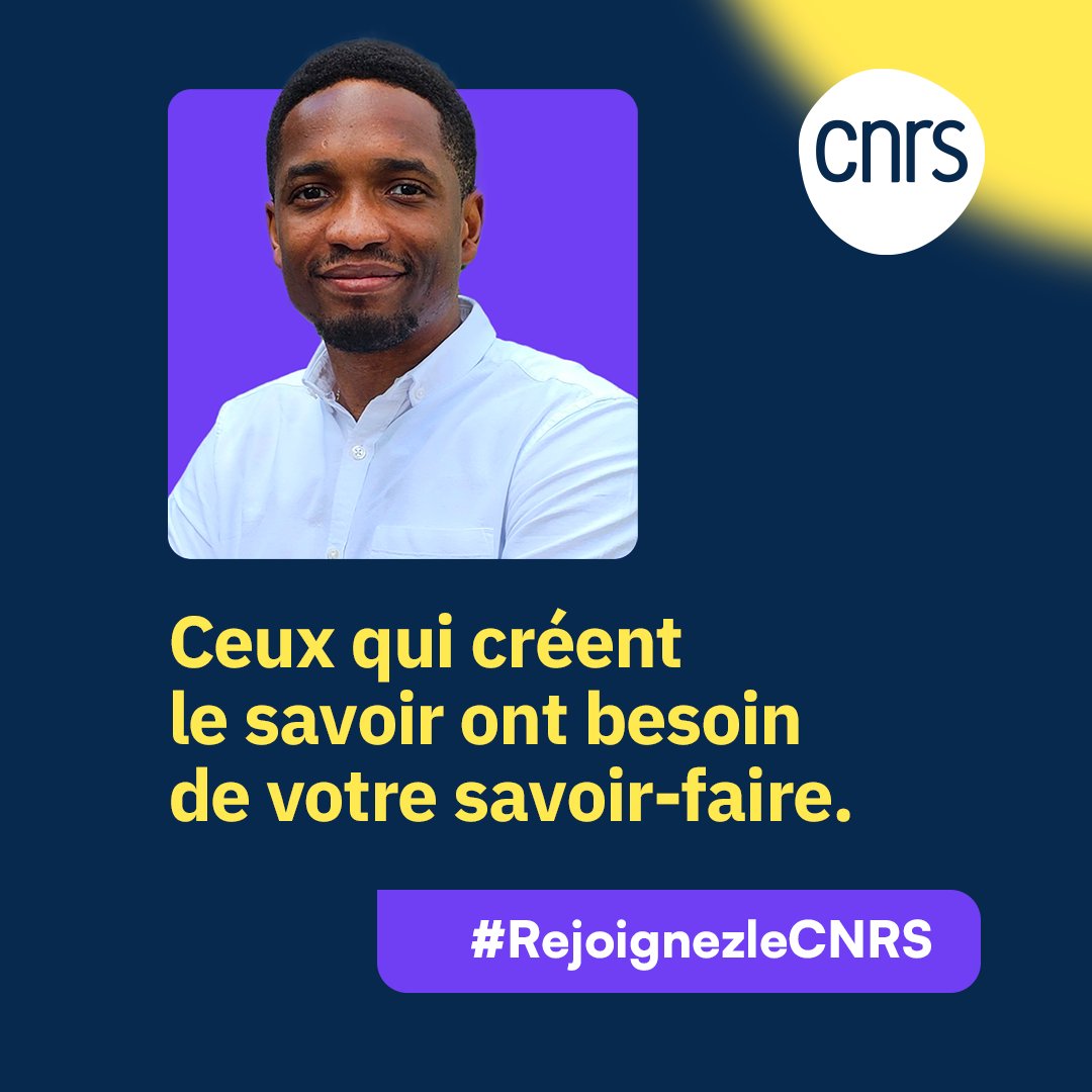 #RejoignezleCNRS 🫵 Le CNRS recrute : à vos candidatures ! Inscrivez-vous dès maintenant aux concours et participez aux grands défis de la science et de la société. 👉