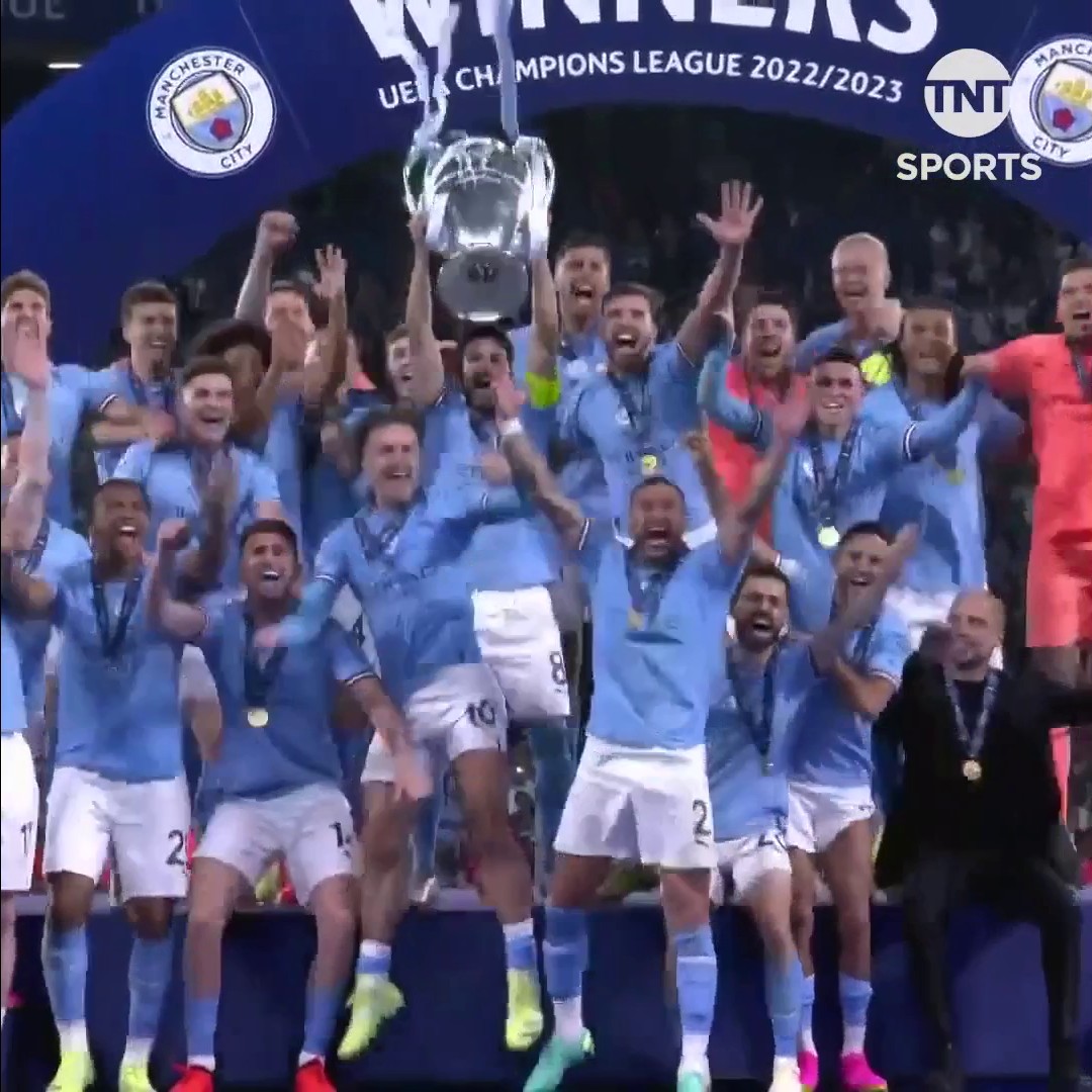 One year ago today Man City won their first Champions League and completed a historic treble 💫🏆