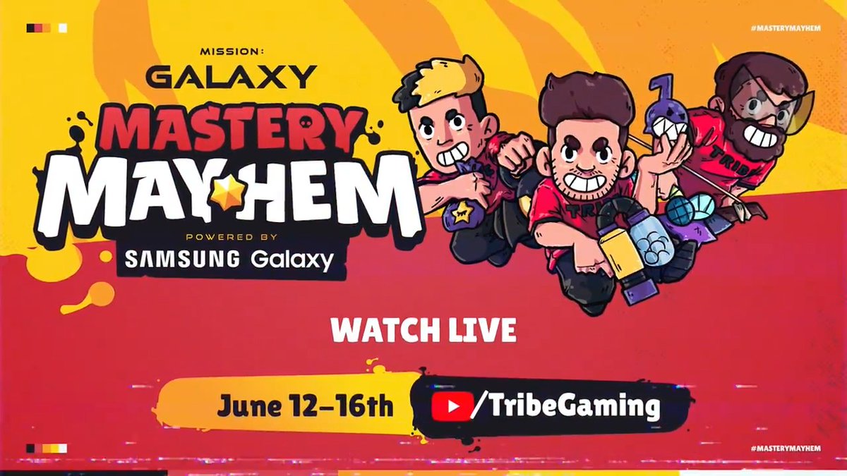 MASTERY MAYHEM >> 18 MASTERIES. 5 DAYS. >> 3 CREATORS. LIVE 24/7. Powered by Samsung Mobile US #PlayGalaxy #SamsungPartner #GalaxyS24 Ultra