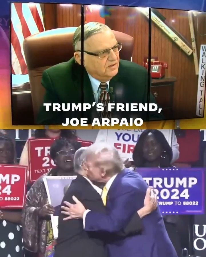 NEW AD: Donald Trump just called up someone on stage to give him a kiss. His name is Joe Arpaio, and he’s a convicted criminal who serially abused and racially profiled Latinos.