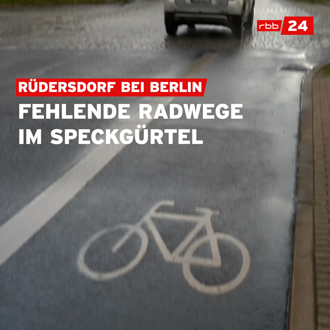 Zum Supermarkt oder zur Schule mit dem Fahrrad - das kann in #Brandenburg gefährlich werden. Oft gibt es keine Radwege und Radfahrende sind brenzligen Überholmanövern der Autos ausgesetzt. #Rüdersdorf ist nach zehn Jahren Planungszeit nun einen Schritt weiter.