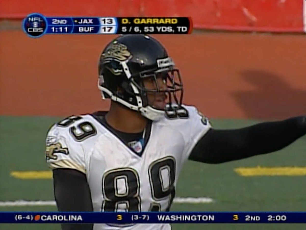 40-year-old TE Marcedes Lewis is the only remaining active player from the 2006 NFL Draft. Flashback to his first career touchdown. (Nov. 26, 2006)
