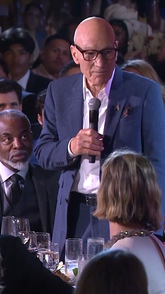 This year at the 2024 Peabody Awards, Patrick Stewart took a moment to express his appreciation and congratulations as a member of the Star Trek family.