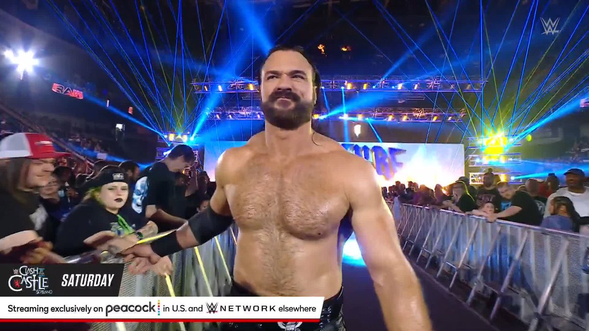 Pat took over the announcing while Samantha left with Ricochet and he killed it lowkey "INTRODUCING A BIG HANDSOME BASTARD FROM SCOTLAND" LMFAOO