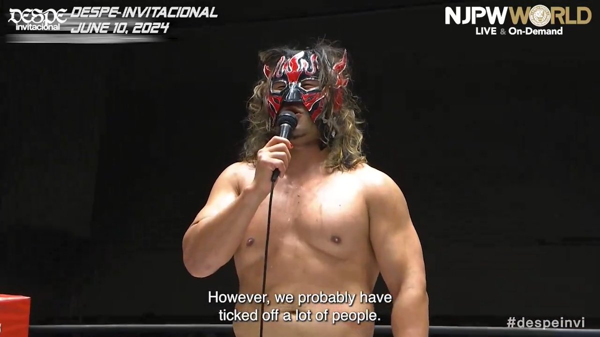 .EL DESPERADO DESPE-invitacional (June. 10th, 2024) Backstage comments! Watch FREE|無料公開中 ⇒ 6/10(月) #despeinvi のBSコメントを #NJPWWORLD で無料公開中! 🎟️PPV購入はこちら! 日本語・英語実況版 視聴料金:3,500円(税込) ※月額見放題サービス会員でなくても購入可能 ※Webブラウザからのみご購入可能 ※購入には無料会員登録が必要 #NJPW #njpwworld