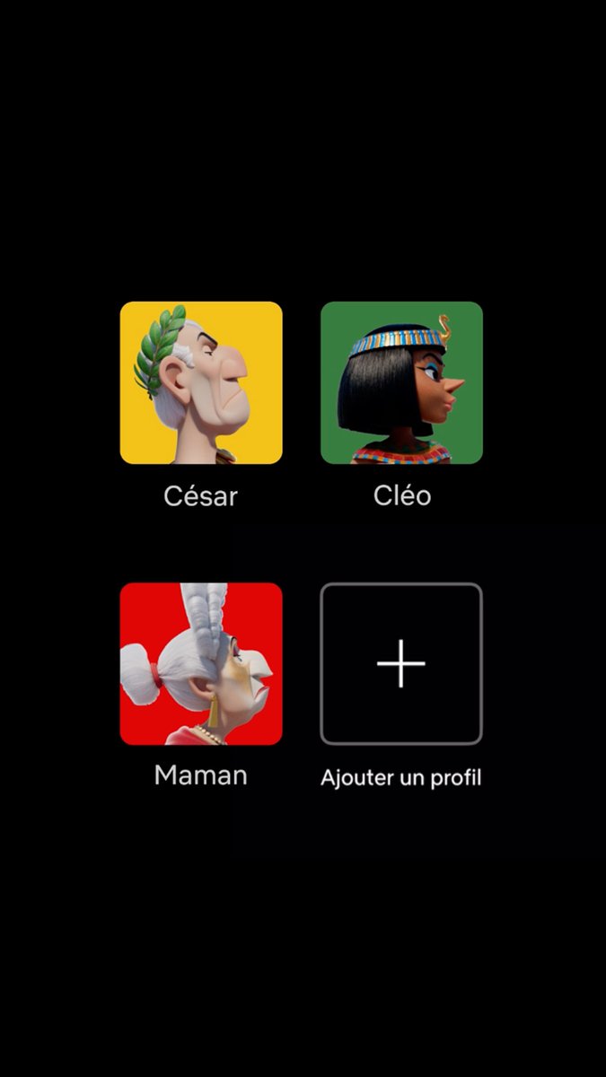 Nous sommes en MMXXIV et toute la page Netflix est occupée par les Romains… Toute ? Non ! @asterixofficiel