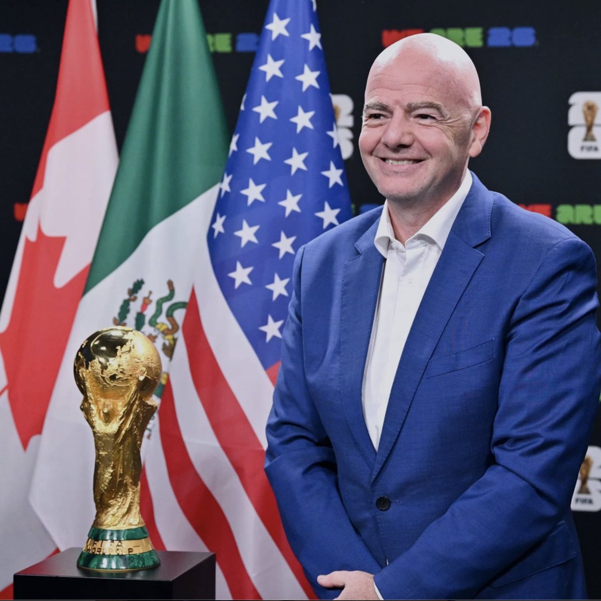 “In two years from now, the world will stand still and watch what is happening in North America.” 🤩 FIFA President Gianni Infantino looks ahead to the FIFA World Cup 2026: