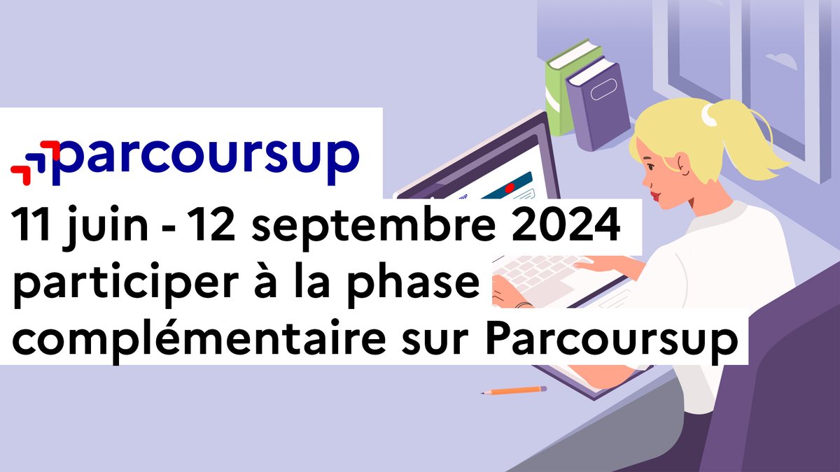 📢 La phase complémentaire #Parcoursup est ouverte ! Vous pouvez dès maintenant formuler jusqu'à 10 nouveaux vœux pour des formations qui ont encore des places disponibles. 📺 On vous explique tout en vidéo. ➡️
