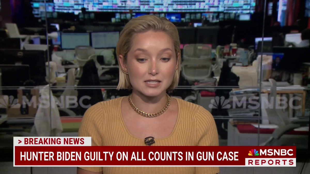 MOMENTS AGO: Trump campaign releases statement on the Hunter Biden guilty verdict. Dasha Burns has the latest.