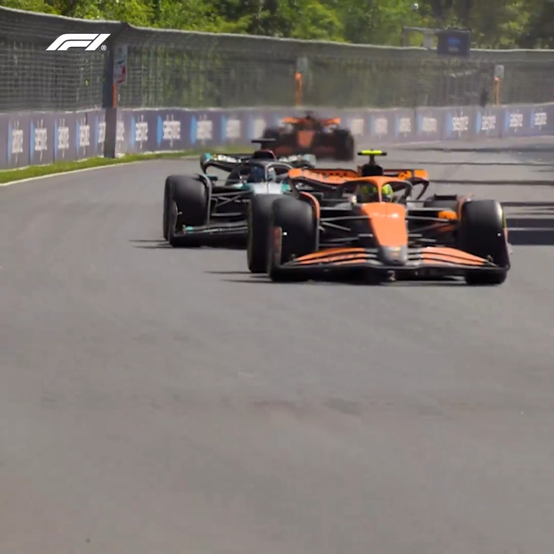 A titanic battle! ⚔️ Lando and George delivered a brilliant show on Sunday 🙌 #F1 #CanadianGP