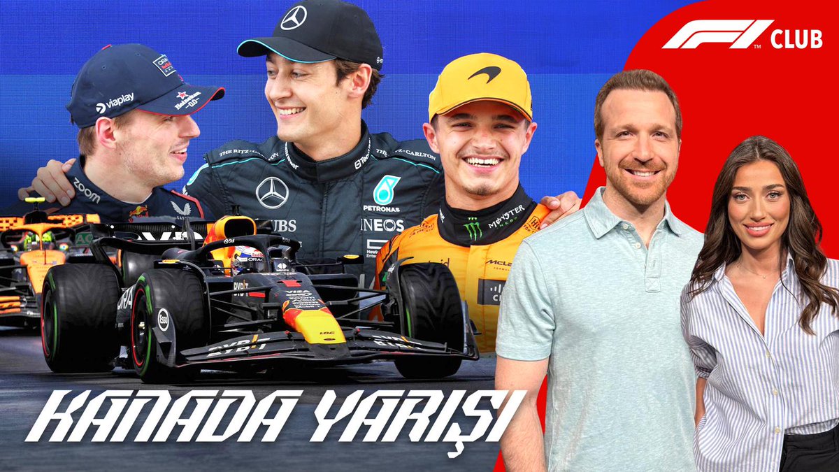 🛞 Kanada Grand Prix'den yansımalar 🚂 Elif Gökalp ve Jason Tahincioğlu'nun yorumlarıyla F1 Club, YouTube kanalımızda yayında! 📺 İzlemek için tıklayınız: