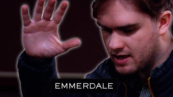 "No, don't! I'm pregnant" For advice and support please head to #Emmerdale