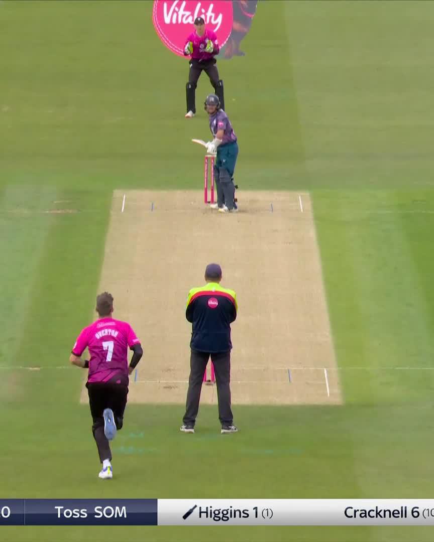How would you try and score off this Craig Overton maiden?