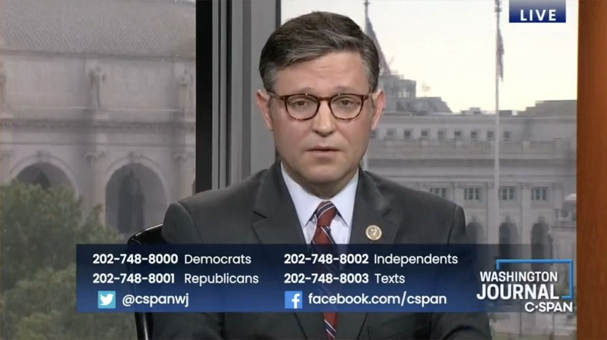 Here is Mike Johnson calling to cut Social Security and Medicare: “We’ve got to think about long-term reforms to those programs”