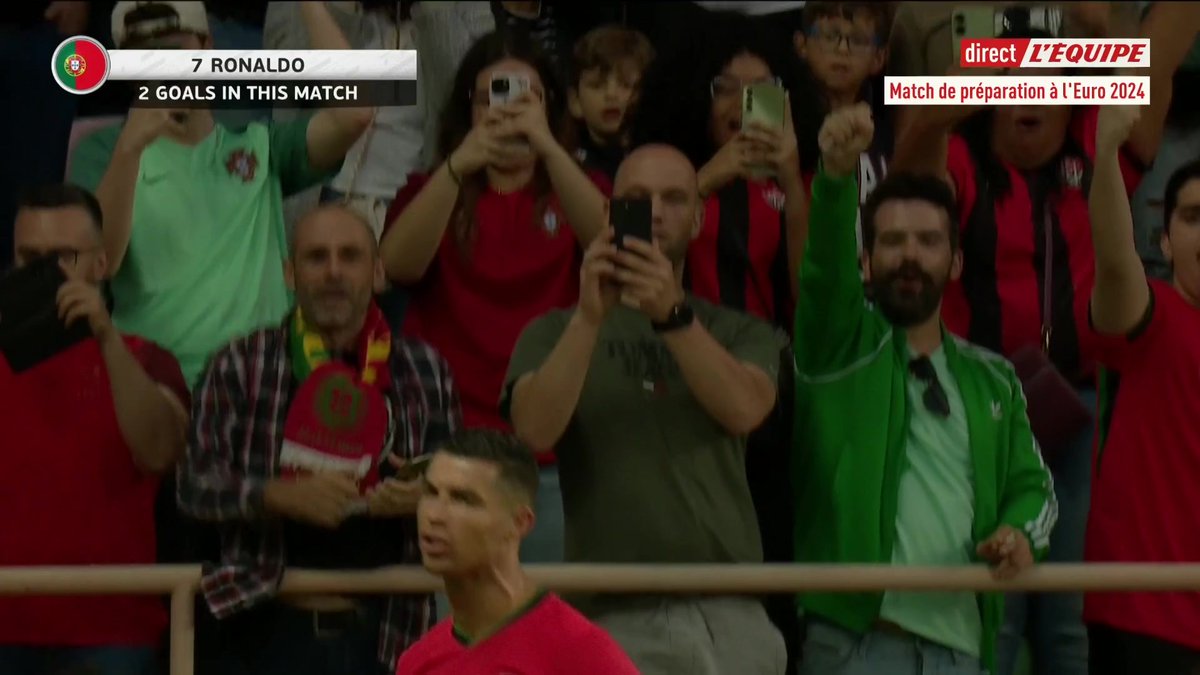 LE DOUBLÉ DE CRISTIANOOOO RONALDOOO 🐐⚽️⚽️🇵🇹 Le 895ème but de sa carrière. 🥵 🎥 la chaine L'Équipe