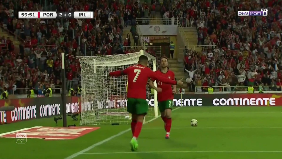 ⏫ رونالدو 130 هدفا دوليا 🇵🇹🔥 #مباراة_ودية #البرتغال_أيرلندا