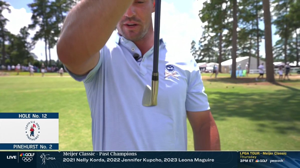 Bryson DeChambeau explains to Johnson Wagner how the curved face on his 3D printed irons allow for a better shot dispersion. Fascinating listen.
