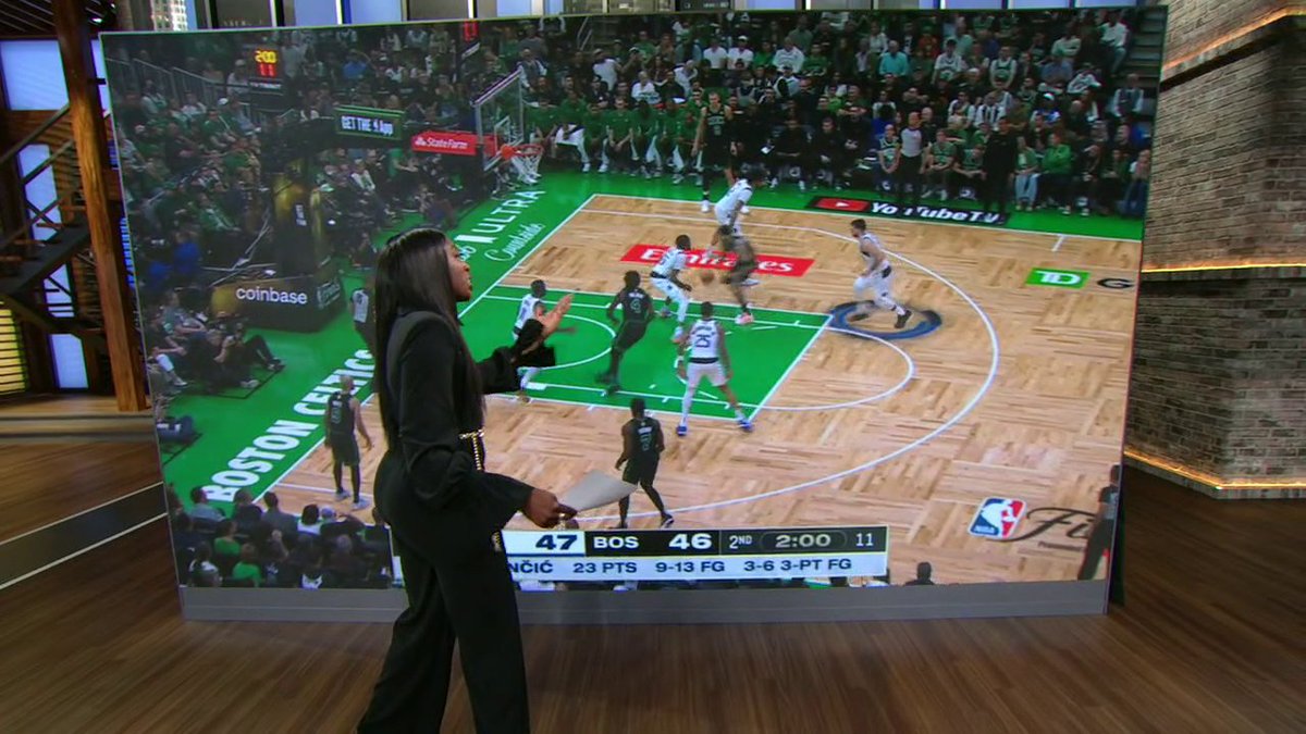 Luka Doncic was blown by on 13 drives in Game 2, the most allowed by a player in the last 10 postseasons 😳 Chiney Ogwumike breaks down how Luka and Kyrie can improve on both ends for Game 3 ✍️