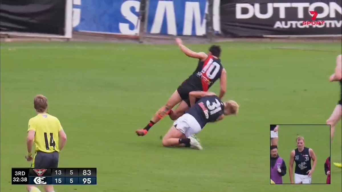 We will be challenging Sam Weideman's three-match VFL suspension for rough conduct. The tribunal will sit next week.