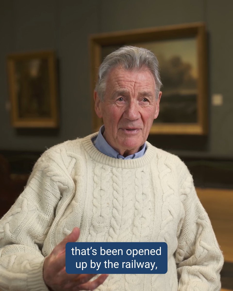 'I think he may have been excited by it, maybe a bit alarmed'. Michael Palin shows us the subtle details you may have missed in Turner's 'Rain, Steam, and Speed' in Exhibition on Screen's latest film ‘My National Gallery’. Find a screening near you: