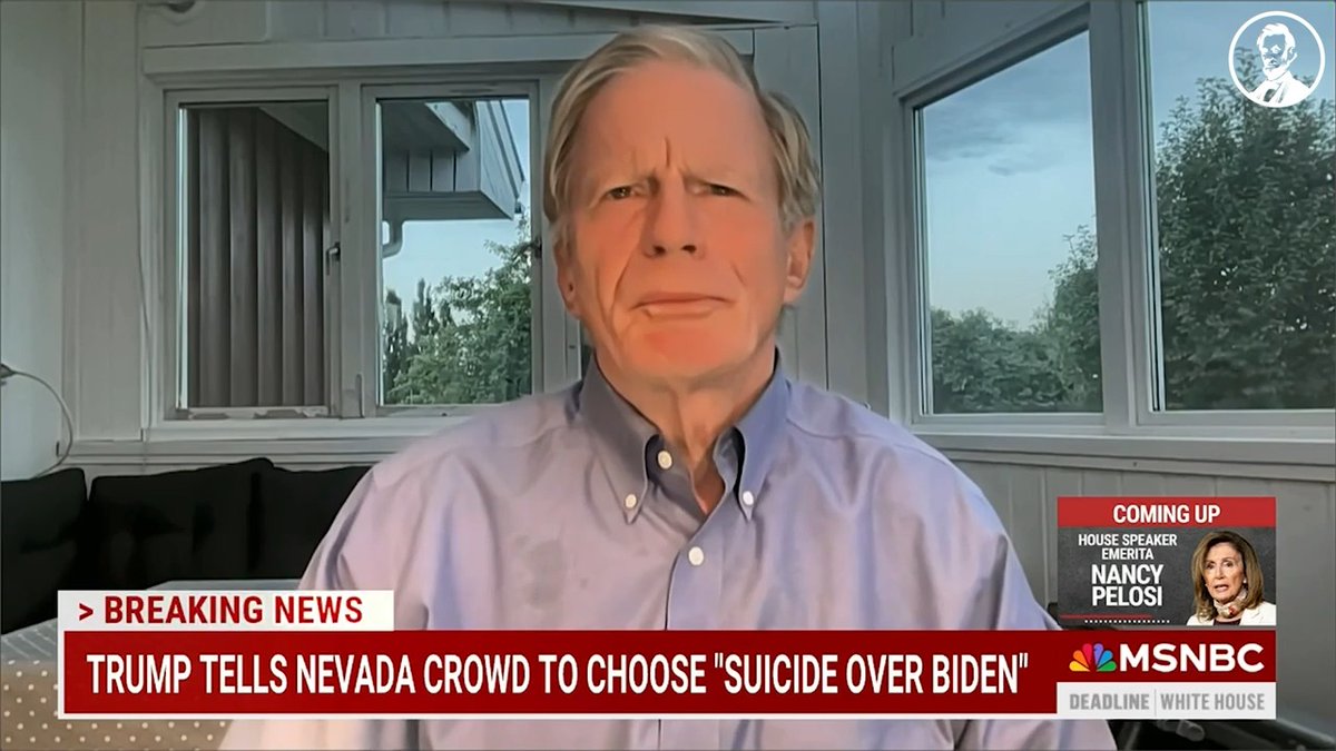 .Stuart Stevens says in a contest of morality & values, President Donald J. Trump will win every time and that will be reflected in the polls for the popular vote. Trump is a convicted felon and is the antithesis of American values.