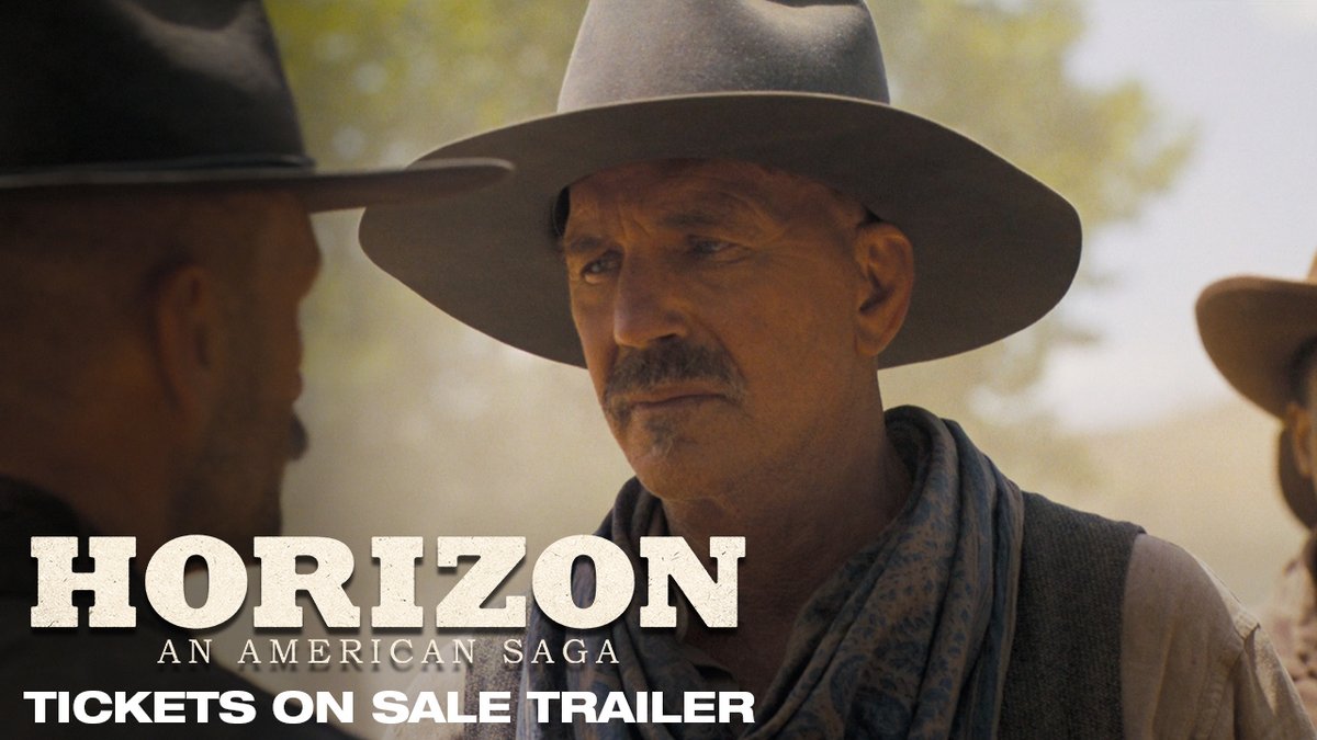 The west is calling. Get your tickets to experience #HorizonAmericanSaga, only in theaters June 28:
