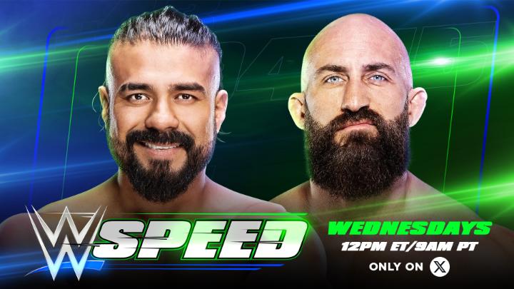 TODAY on #WWESpeed! “EL IDOLO” ANDRADE better than MJF!!! squares off against @CiampaWWE! Who will leave victorious? 👀