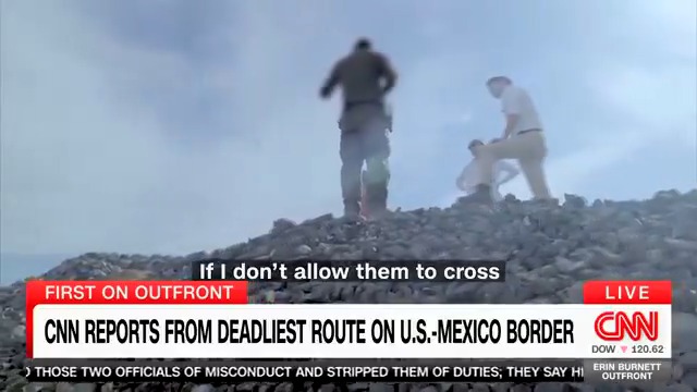 While hiding his identity, a border patrol agent tells CNN that if he doesn’t allow the invasion, he’ll get fired: “Our hands are tied. If I don’t allow them to cross…I’ll lose my job.”