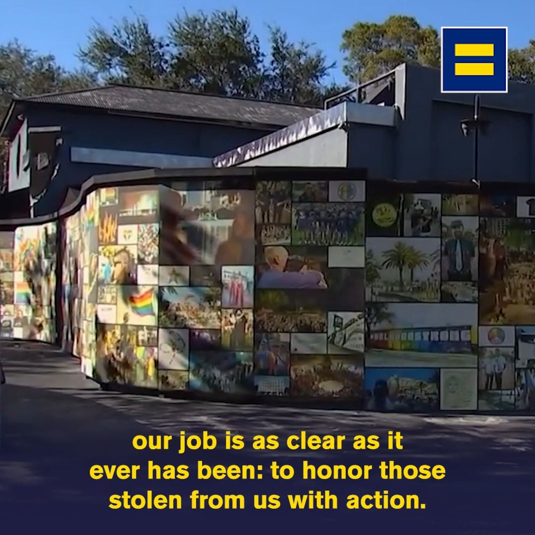 Eight years ago today, 49 lives were taken in the Pulse Nightclub shooting in Orlando, Florida. That kind of hateful violence is designed to make us live in fear. But, as Brandon Wolf says, our community responded with unapologetic love. Now, we must honor them with action.