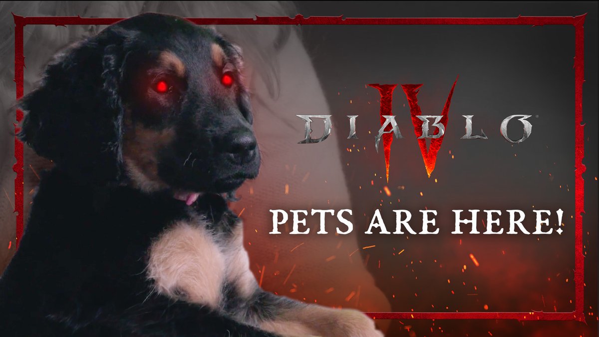 The hounds of Hell have arrived 🐕🔥 Learn how to claim your in-game pet while the #DiabloIV dev team are viciously attacked.