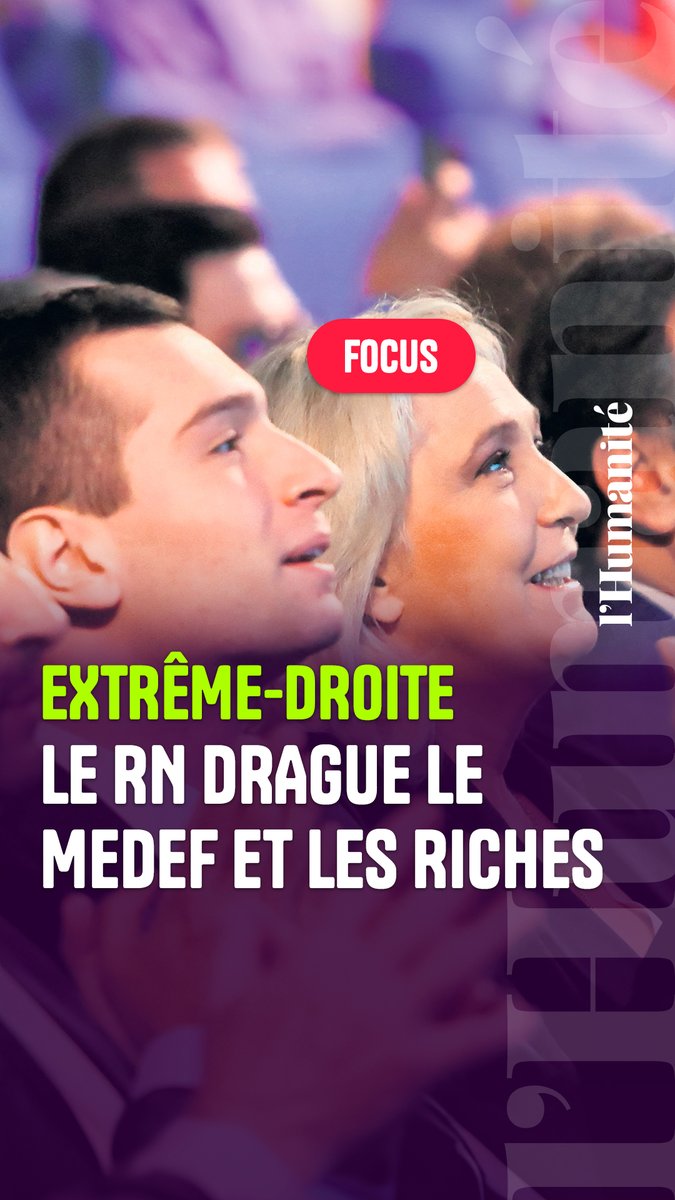 Le RN : faux solidaire, vrai bourgeois 👇 Dans ses discours, le Rassemblement national se présente comme le défenseur des classes populaires. Pourtant, le parti se rapproche discrètement des ultrariches et marche dans les pas de la Macronie.