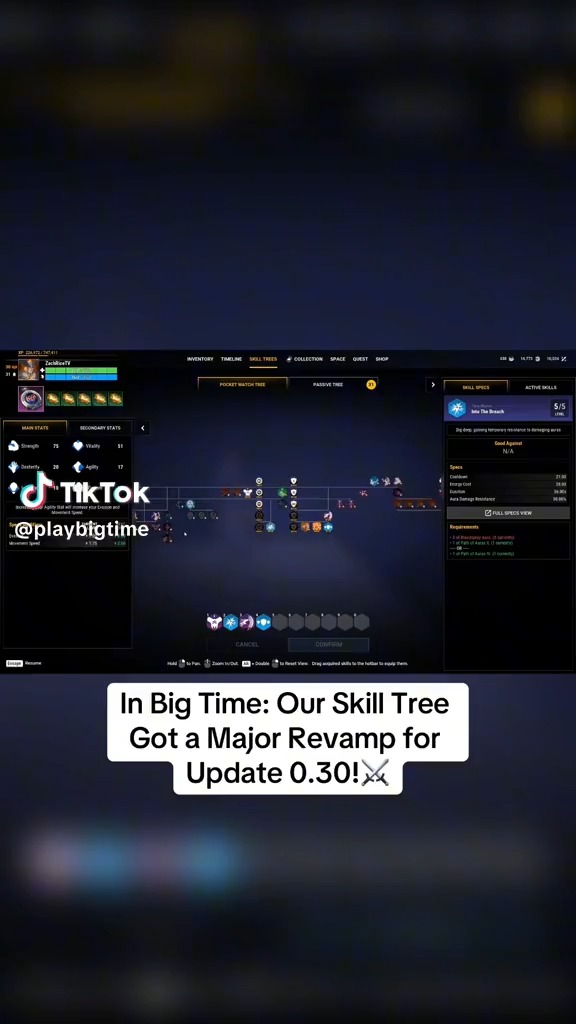 In Big Time: Our Skill Tree Got a Major Revamp for Update 0.30! Check out this video! More info about Big Time here: