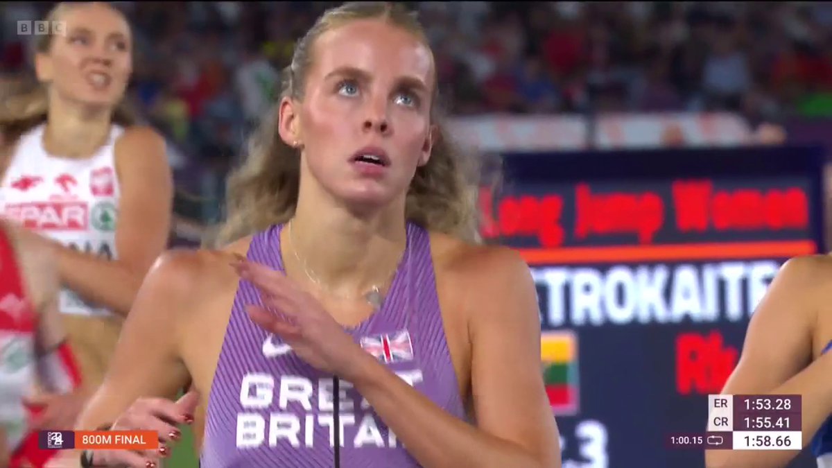 Gold for Keely Hodgkinson! 🥇 She defends her 800m crown in style 👏 #BBCAthletics #Rome2024