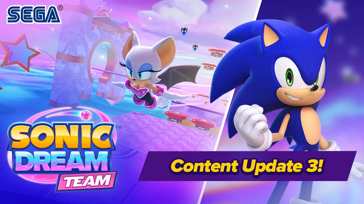 The dream isn't over yet! Experience new Acts, challenges, collectible music tracks, and more in Sonic Dream Team's Content Update 3, available today!