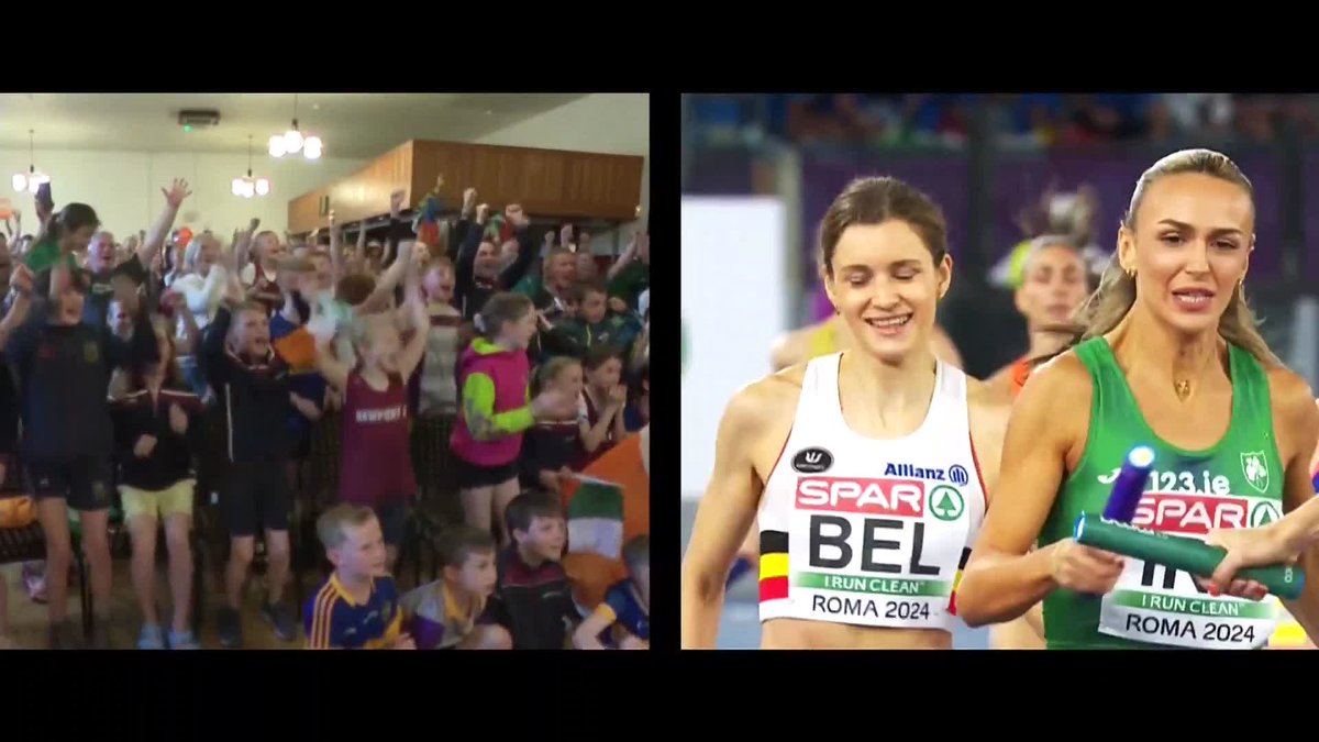 This RTÉ montage on our European Championships is class. Next stop Paris.