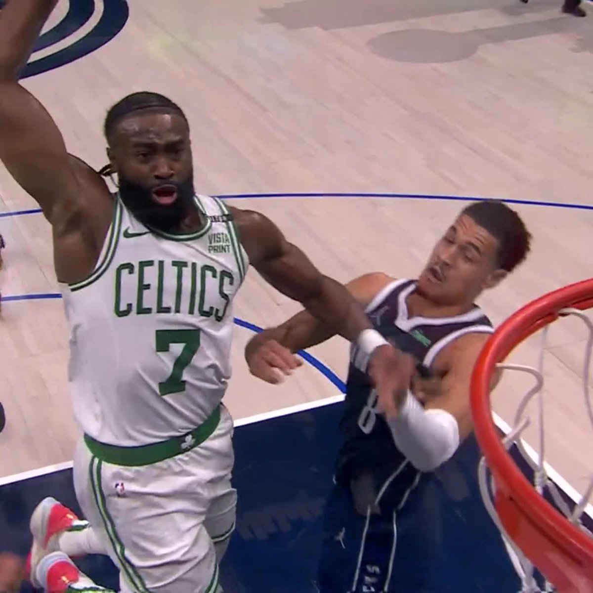 JAYLEN BROWN, MY GOODNESS 🤯 #NBAFinals