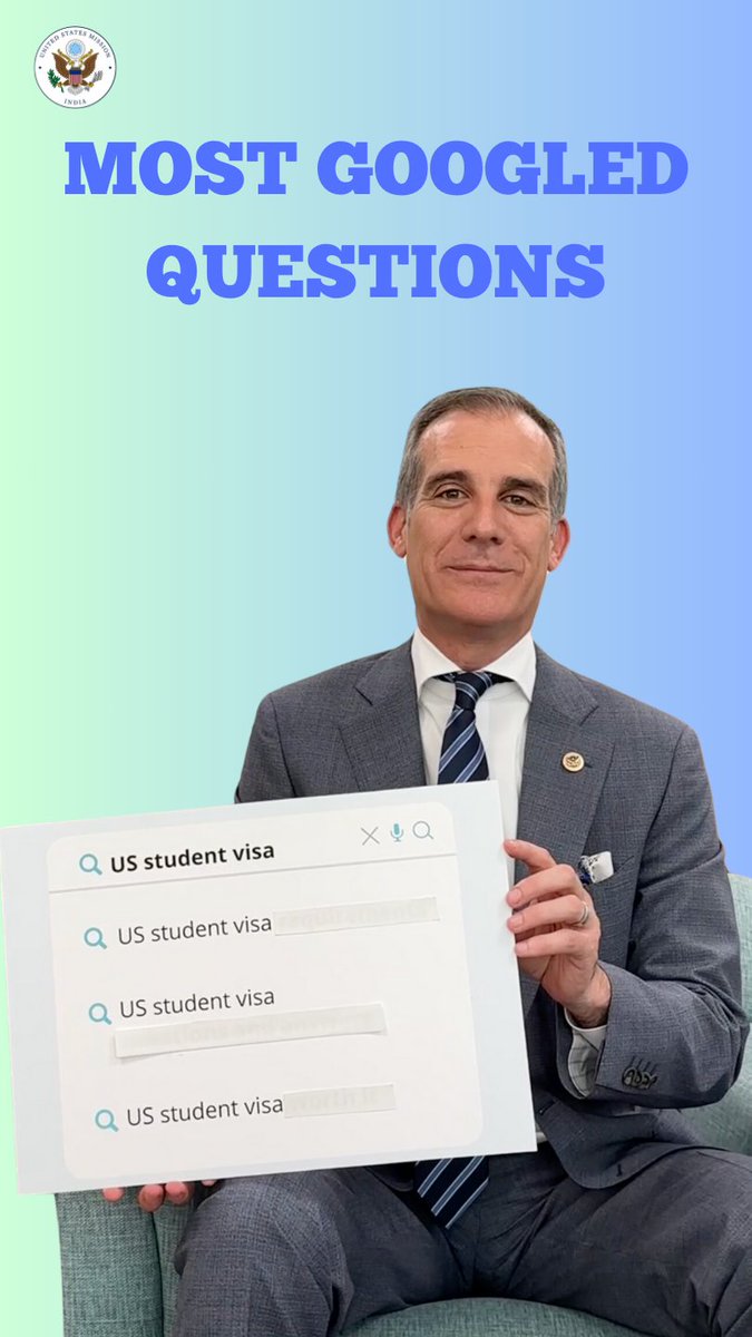 Applying for a U.S. student visa this year? As you gear up for your U.S. student visa journey, I've got my Google hat on to guide you through the top-searched visa questions. To all the bright minds applying this year and those planning to #StudyInTheUS, remember: You've got this! Keep shining and chasing those dreams. #StudyWithUS
