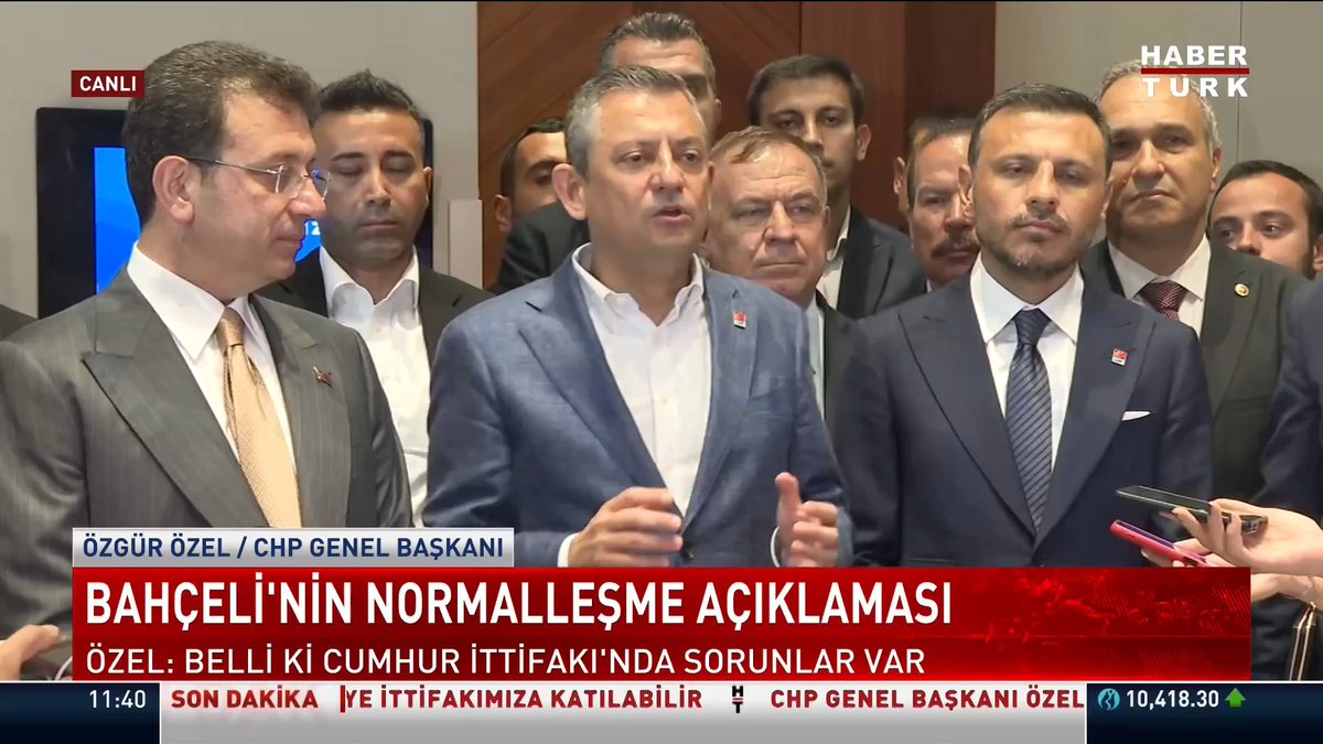 Bu kadar CHP Genel Başkanı Özgür Özel’den net mesaj: Sayın Bahçeli suç ortağını bize doğru itmesin.