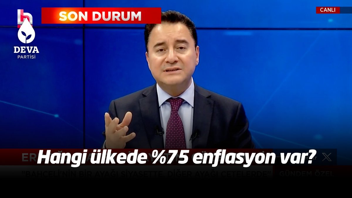Bir yıldır enflasyon sürekli artıyor. "Tüm dünyada enflasyon var" diyorlar. Savaşta olan Ukrayna'da %3.5, Rusya'da %7.8, İsrail'de %2.8 enflasyon var. Hangi ülkede %75 enflasyon var? Bizim bir ayda yaşadığımız enflasyon, tam 91 ülkenin yıllık enflasyonundan daha yüksek.