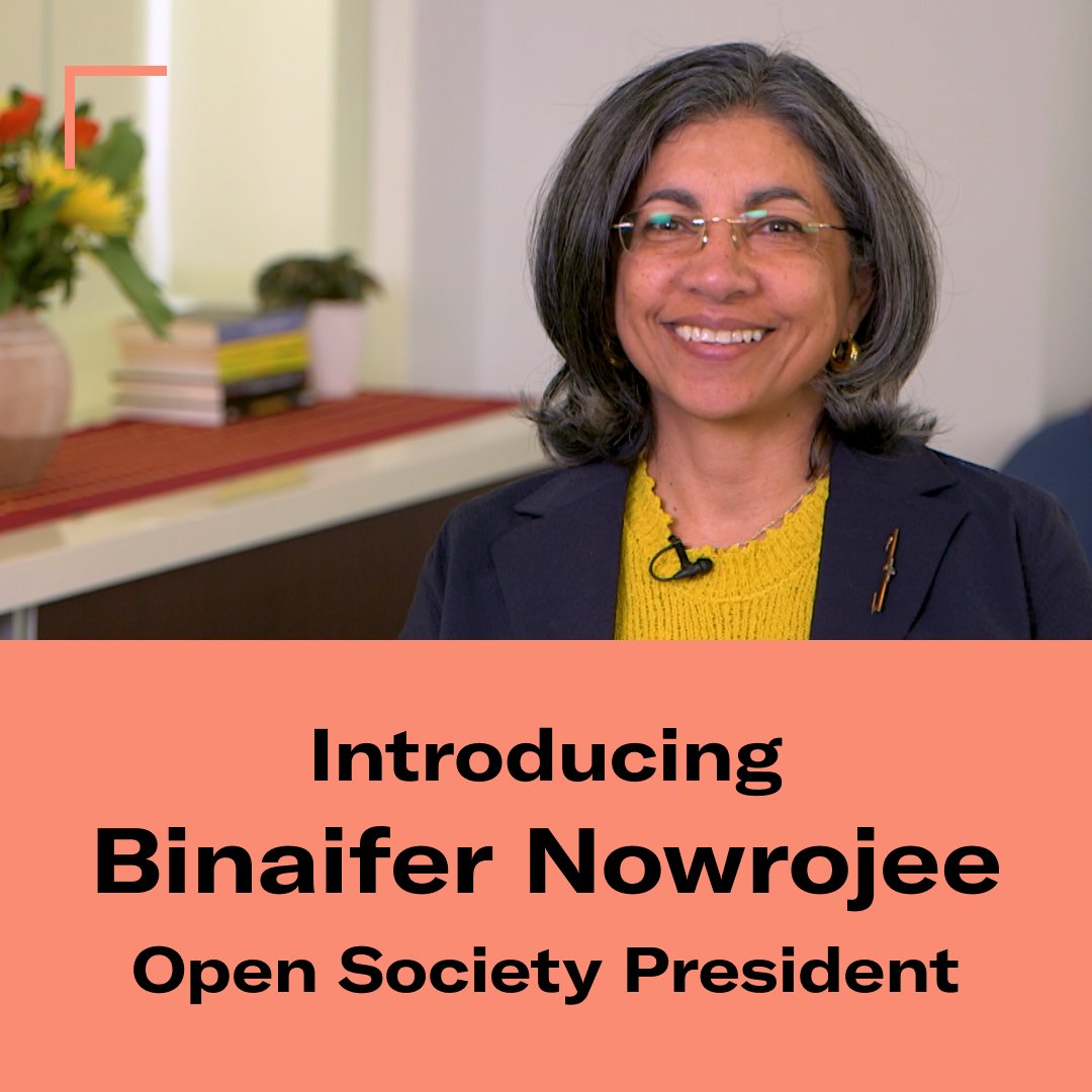 Meet Binaifer Nowrojee. With her unwavering commitment to social justice and equality, she leads Open Society into an exciting new chapter as president. Binaifer Nowrojee