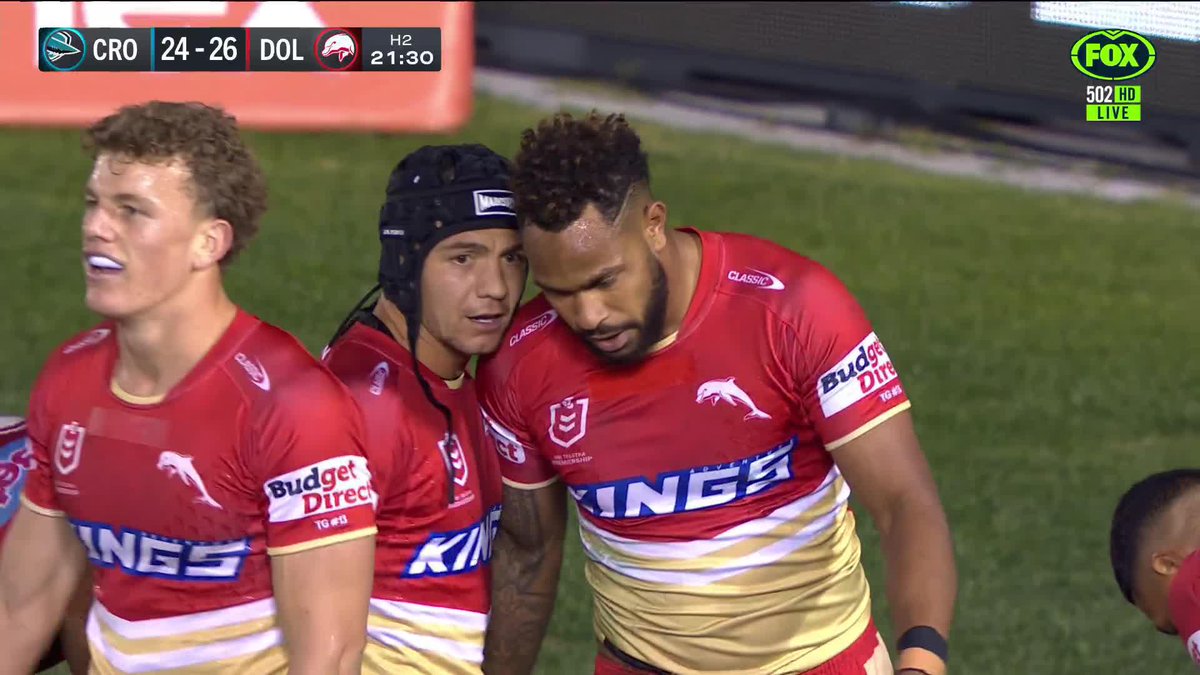 THE HAMMER GOES THE WHOLE WAY. 🤯🤯🤯 That is just insane... 📺 Watch #NRLSharksDolphins on ch.502 or stream on Kayo: ✍️ BLOG 🔢 MATCH CENTRE